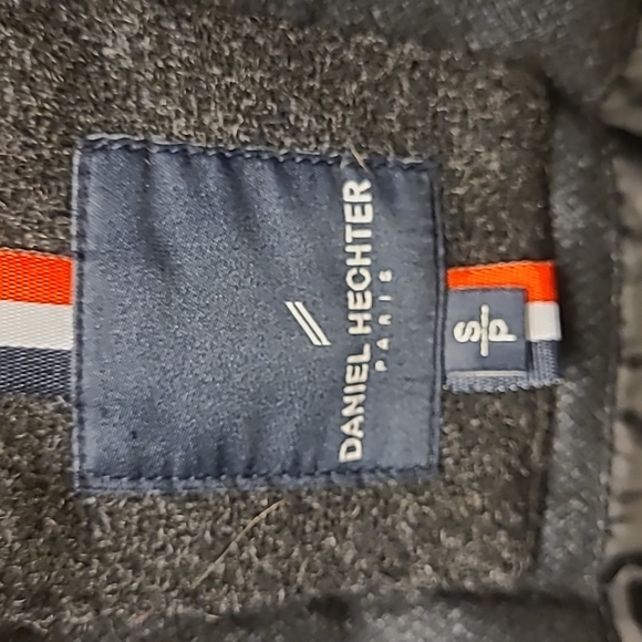 Grey Wool dress coat by Daniel Hechter, size Small - Picture 4 of 4